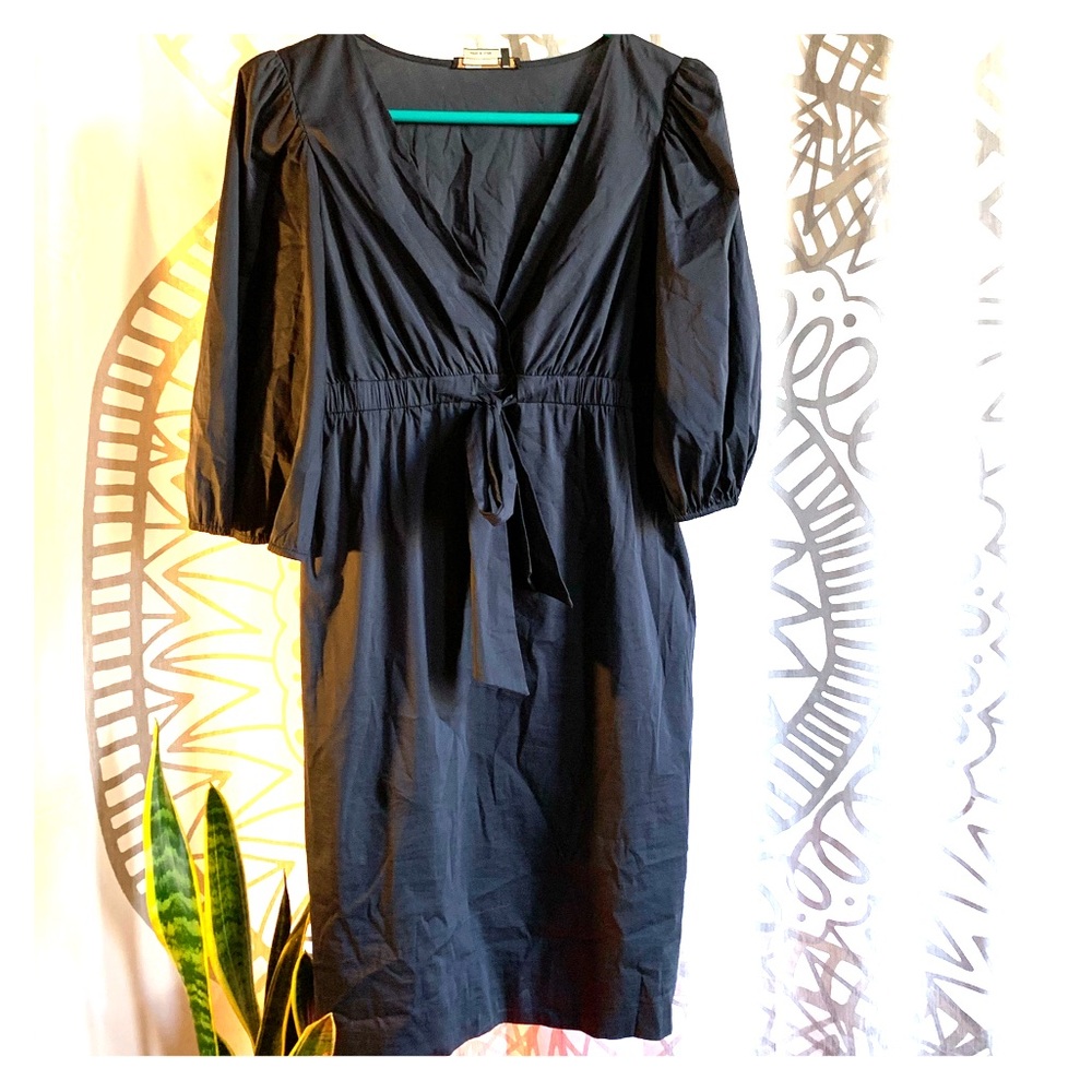 BCBGMAXAZRIA - blue dress w/sash, small, travel!